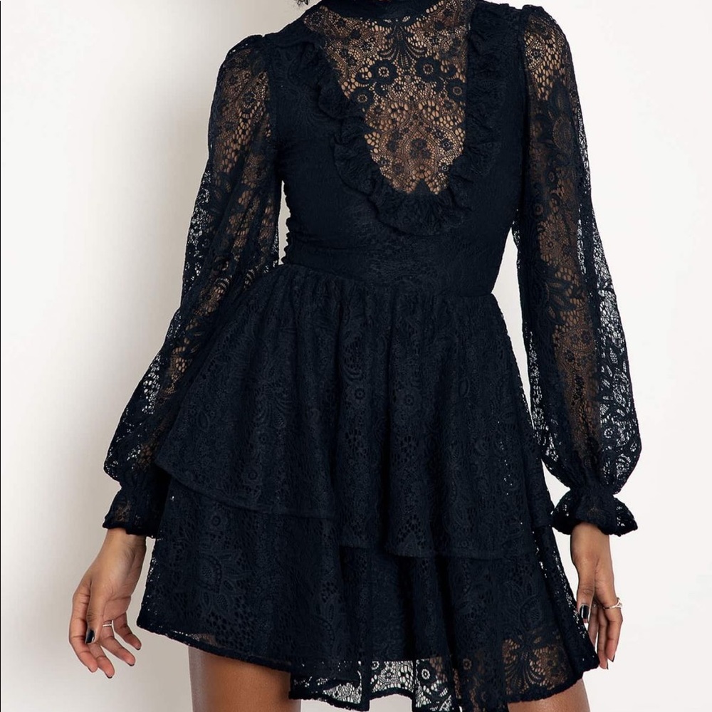 Immortal lace tier dress